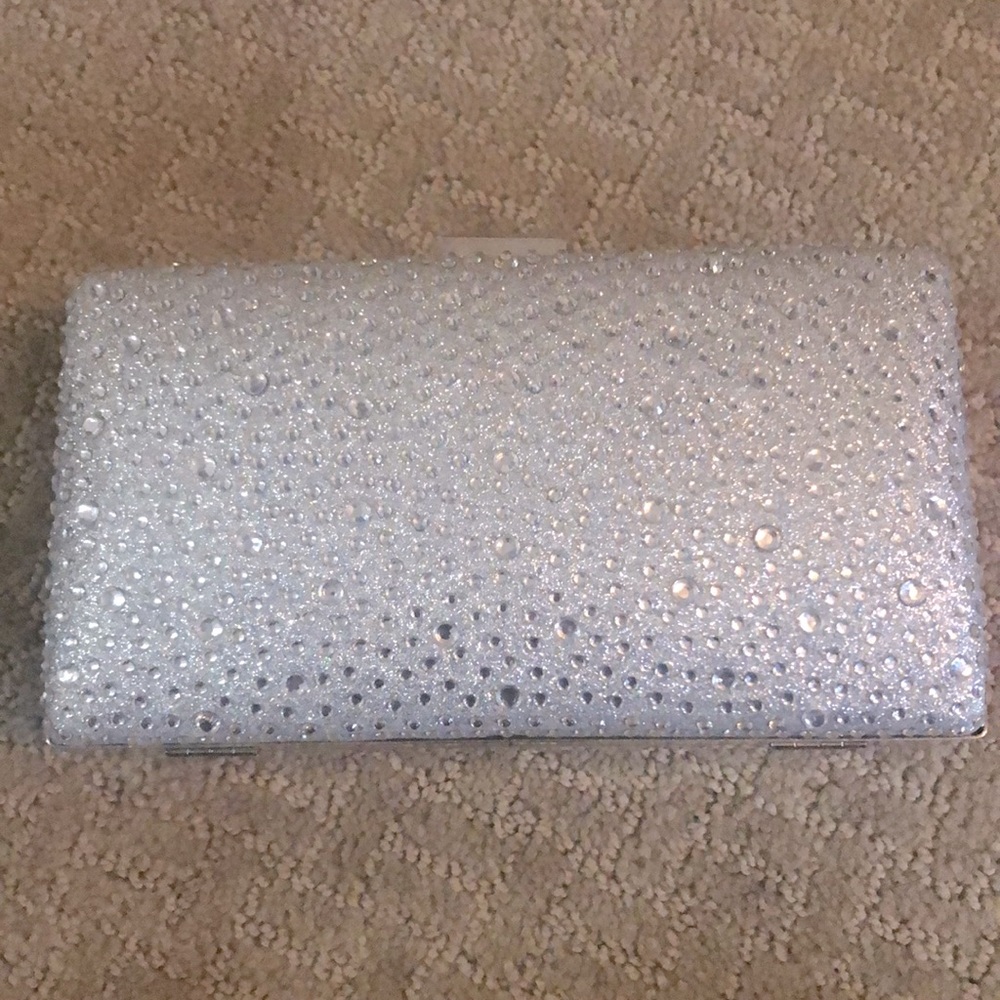 Silver Rhinestone Bag